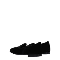 Palm Angels Slipper aus schwarzem Samt