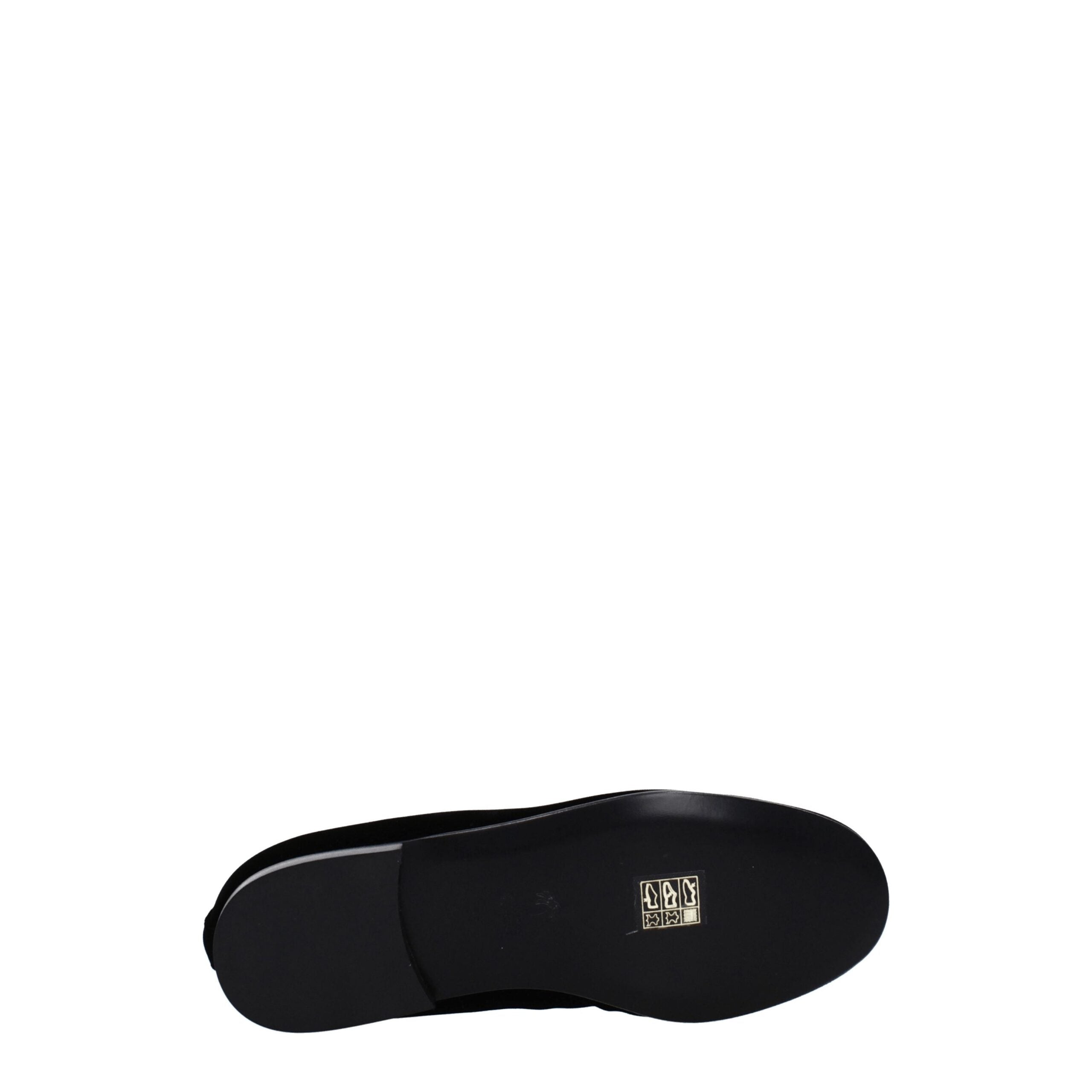 Palm Angels Slipper aus schwarzem Samt