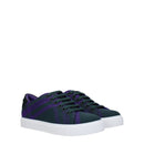 Burberry Grüne Stoff-Sneakers