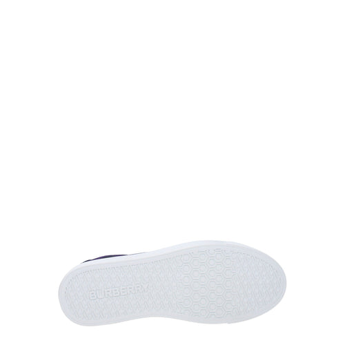 Burberry Grüne Stoff-Sneakers