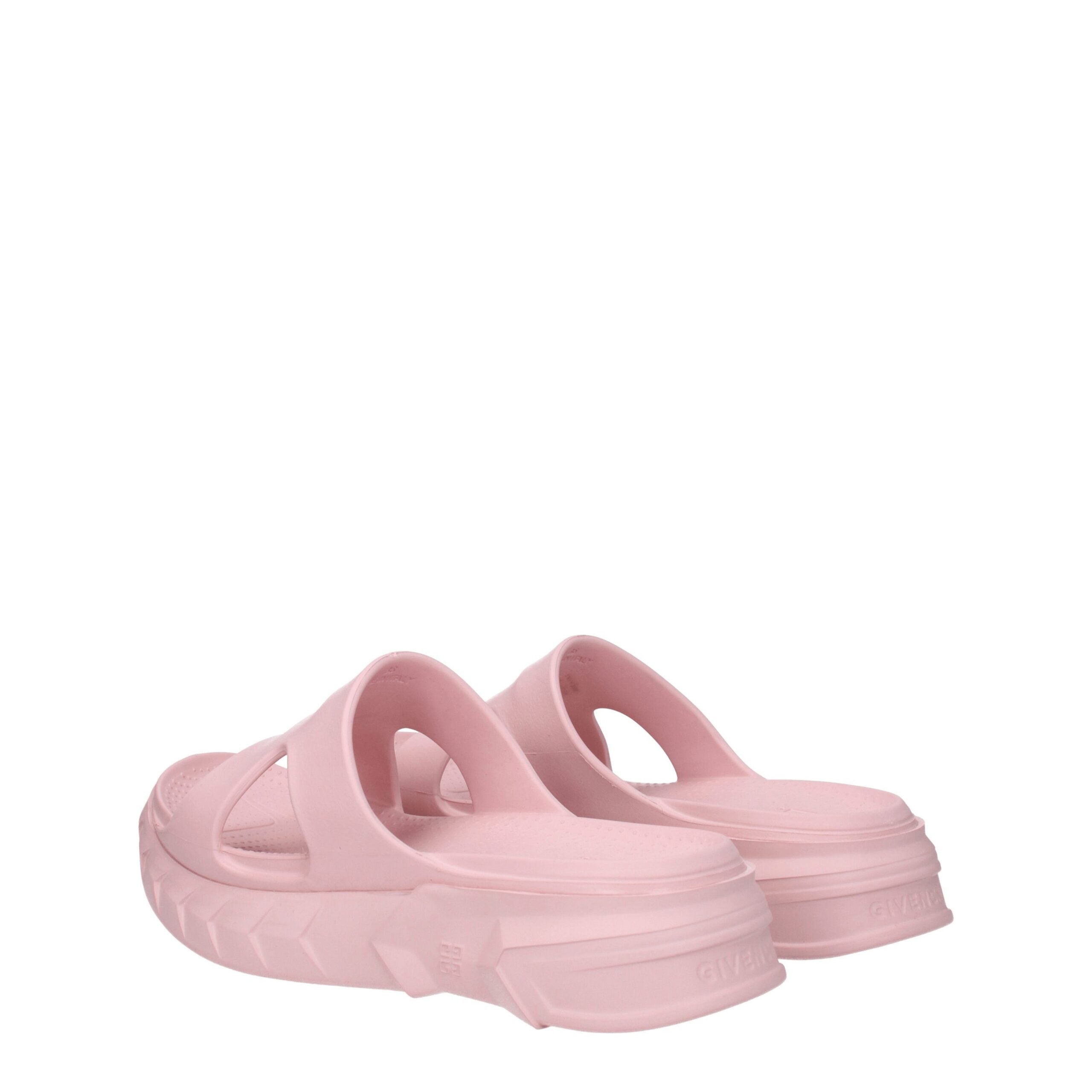 Givenchy Rosa Baumwollpantoffeln Sandalen