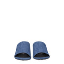 Givenchy Blaue Stoffplattformen