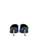 Givenchy Blaue Stoffplattformen