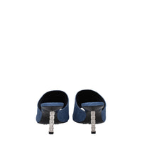 Givenchy Blaue Stoffplattformen