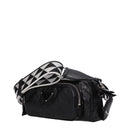 Prada Schwarze Leder-Umhängetasche