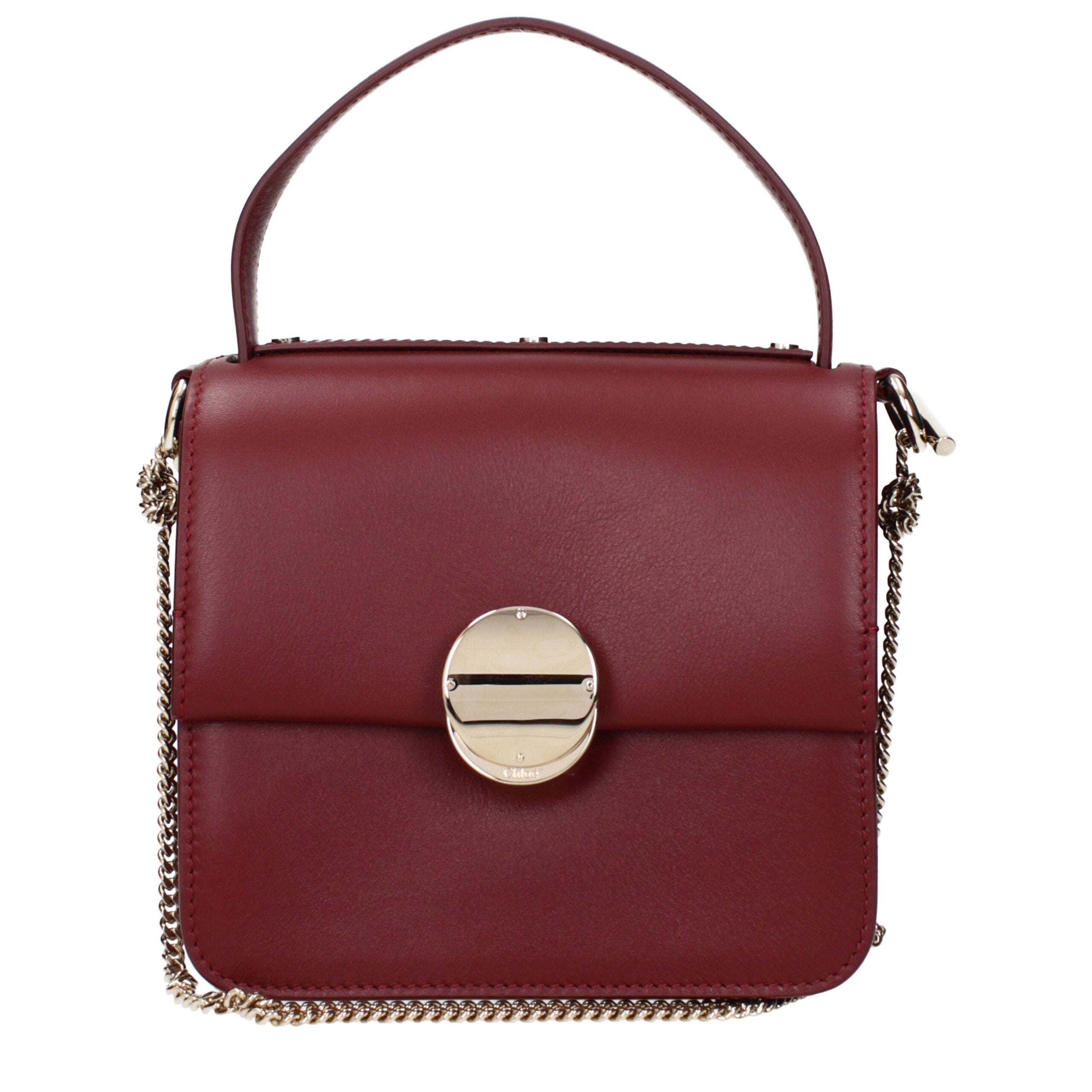 Chloé Rote Lederhandtasche