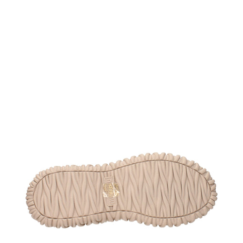 Miu Miu Beige Stoff Turnschuhe