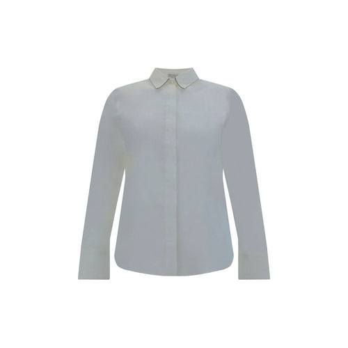 Brunello Cucinelli cotton shirt in white