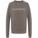 Balmain Grauer Baumwollpullover