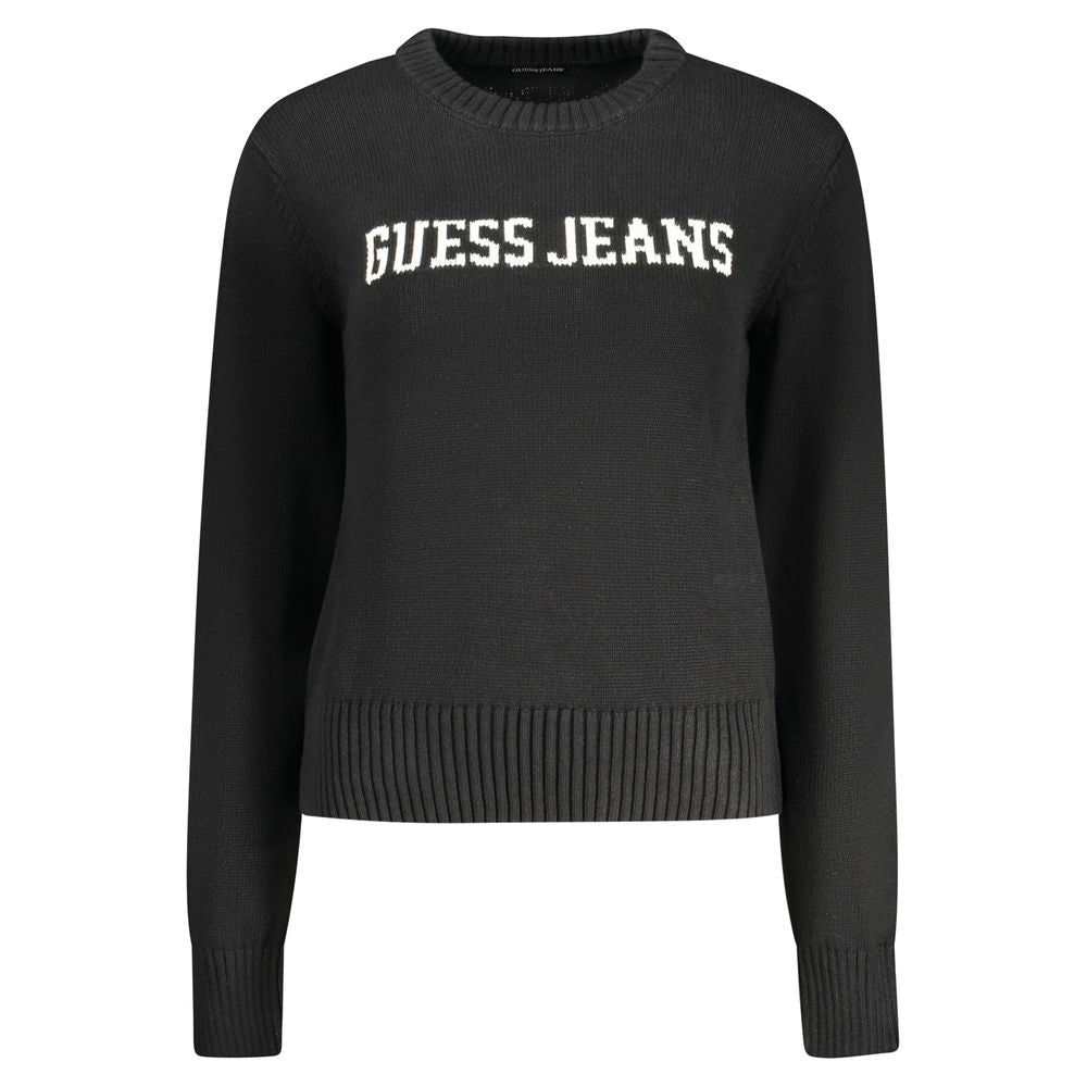 Guess Jeans Schwarzer Baumwollpullover
