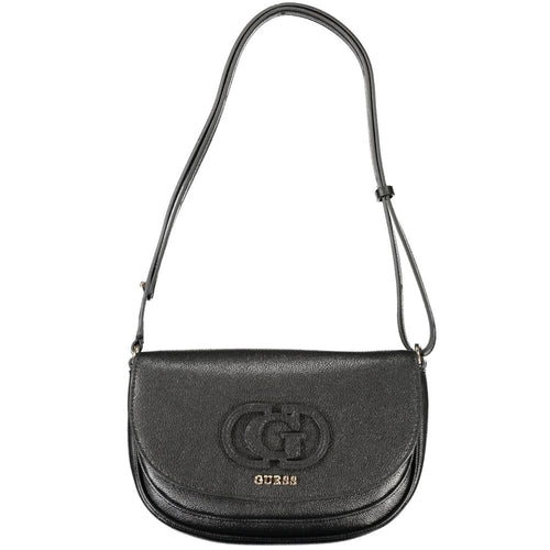 Guess Jeans Schwarz Polyethylen Frauen Handtasche
