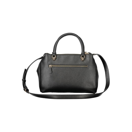 Guess Jeans Schwarz Polyethylen Frauen Handtasche