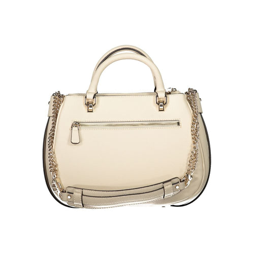 Guess Jeans Beige Polyethylen Handtasche