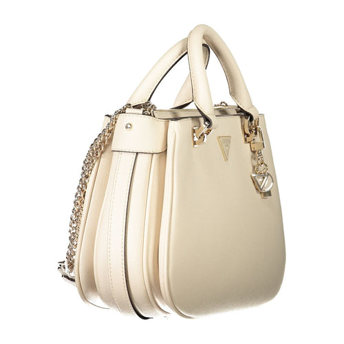 Guess Jeans Beige Polyethylen Handtasche