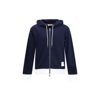 Thom Browne Baumwoll-Sweatshirt in Blau
