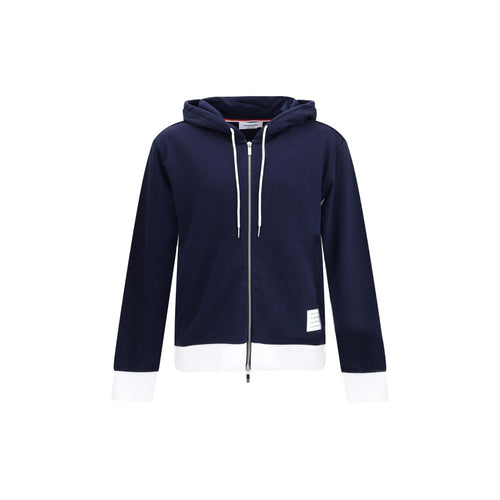 Thom Browne Baumwoll-Sweatshirt in Blau