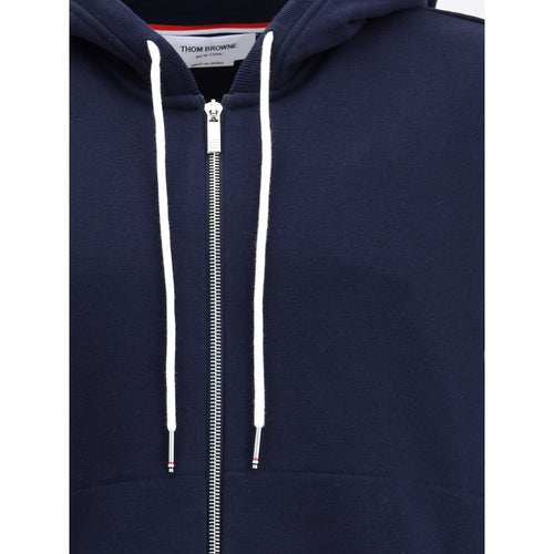 Thom Browne Baumwoll-Sweatshirt in Blau