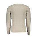 U.S. POLO ASSN. Beigefarbener Pullover aus Wolle