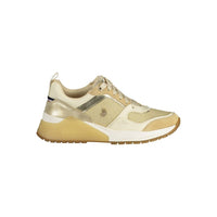 U.S. POLO ASSN. Goldener Polyester-Sneaker