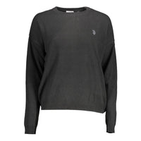 U.S. POLO ASSN. Schwarzer Wollpullover