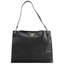 Guess Jeans Schwarze Polyethylen-Handtasche