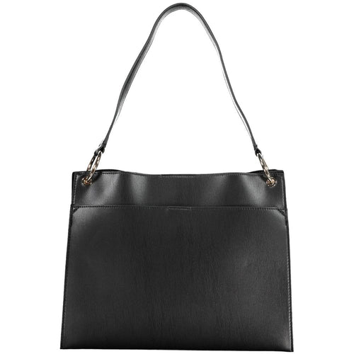 Guess Jeans Schwarze Polyethylen-Handtasche