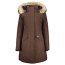 Woolrich Braune Baumwolljacken &amp