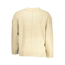 Calvin Klein Beigefarbener Baumwollpullover