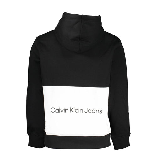 Calvin Klein Schwarzer Polyester Herren Pullover mit Kapuze