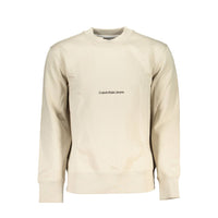 Calvin Klein Beigefarbener Baumwollpullover