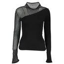 Patrizia Pepe Schwarzer Polyester-Pullover