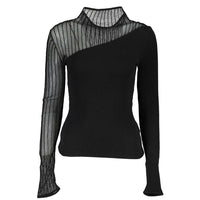 Patrizia Pepe Schwarzer Polyester-Pullover