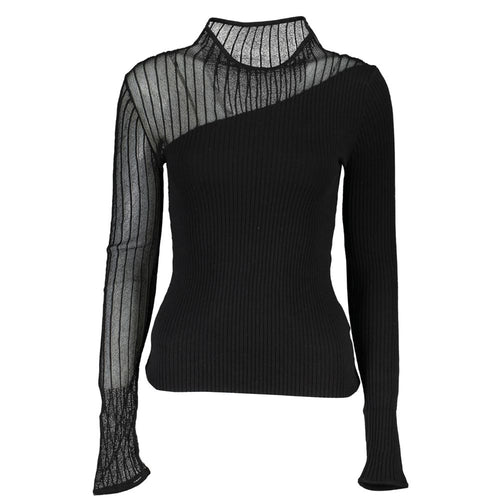 Patrizia Pepe Schwarzer Polyester-Pullover