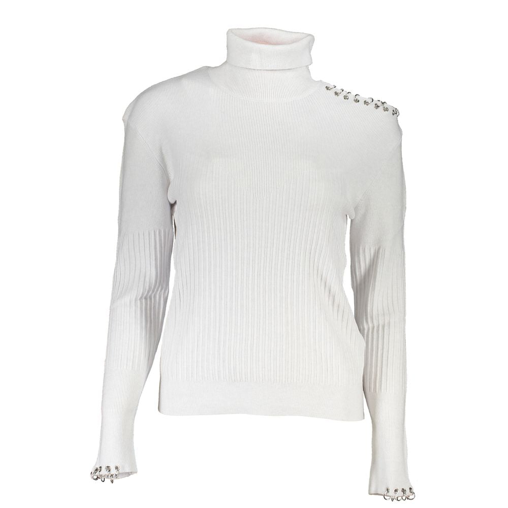 Patrizia Pepe Grauer Baumwollpullover