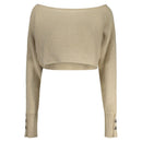 Guess Jeans Beigefarbener Baumwollpullover