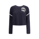 PINKO Blauer Woll-Sweatshirt