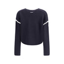 PINKO Blauer Woll-Sweatshirt
