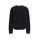 Versace Barocco-Pullover mit Blattstickerei