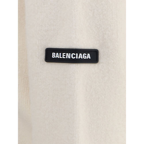 Balenciaga Weißer Woll-Sweatshirt