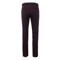 Gucci Bordeauxfarbene Wolljeans Denim