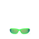 Bottega Veneta Grüne Acetat-Sonnenbrille