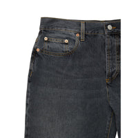 Gucci Graue Baumwolljeans Denim