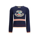Valentino Baumwoll-Sweatshirt in Blau