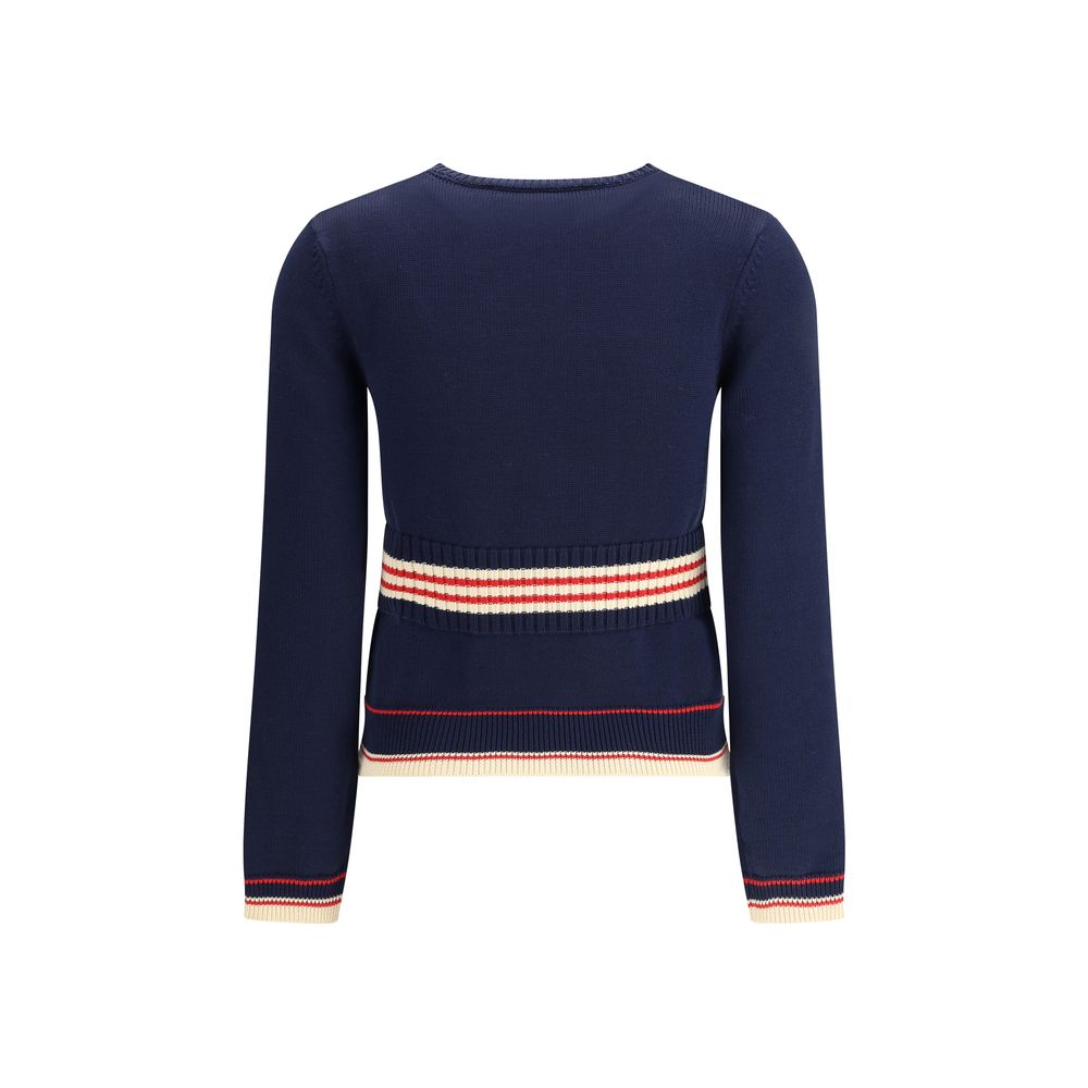 Valentino Baumwoll-Sweatshirt in Blau