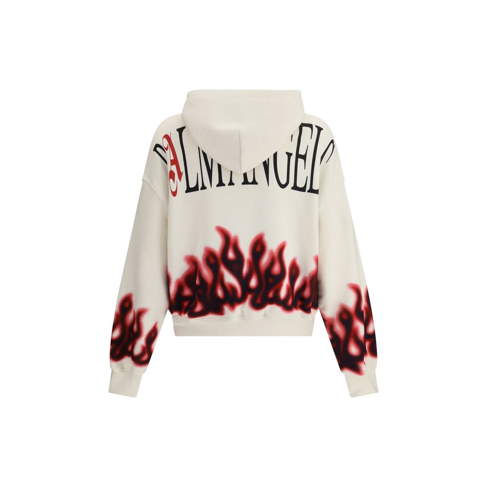 Palm Angels Baumwoll-Sweatshirt mit Multicolor-Muster