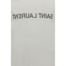 Saint Laurent Weißes Baumwoll-T-Shirt