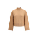 Fabiana Filippi Beiger Fleece-Wollpullover