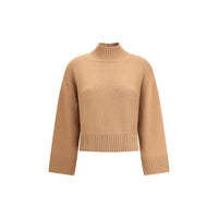 Fabiana Filippi Beiger Fleece-Wollpullover