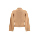 Fabiana Filippi Beiger Fleece-Wollpullover