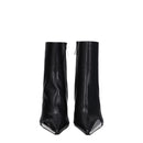 Off-White Schwarze Lederstiefeletten